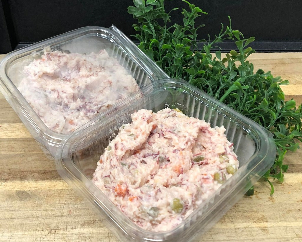 Twentse salade (aardappel/vlees)